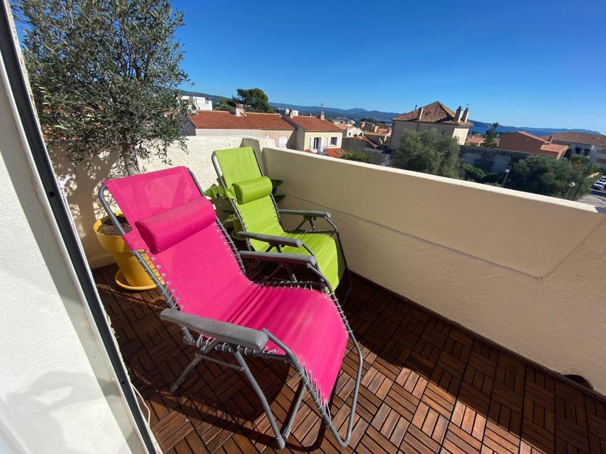 Charmante Chambre Avec Vue Mer La Ciotat Bagian luar foto