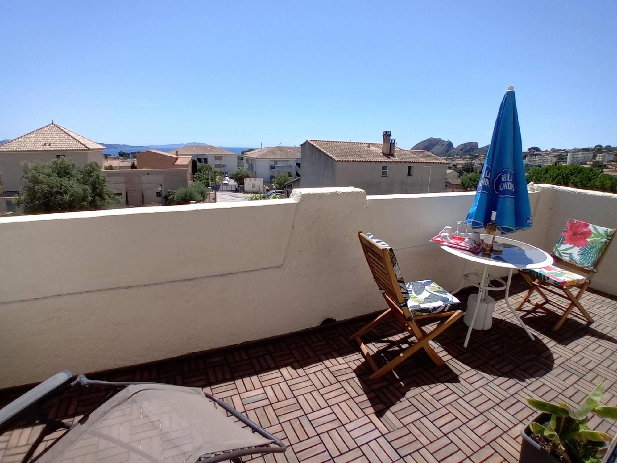 Charmante Chambre Avec Vue Mer La Ciotat Bagian luar foto