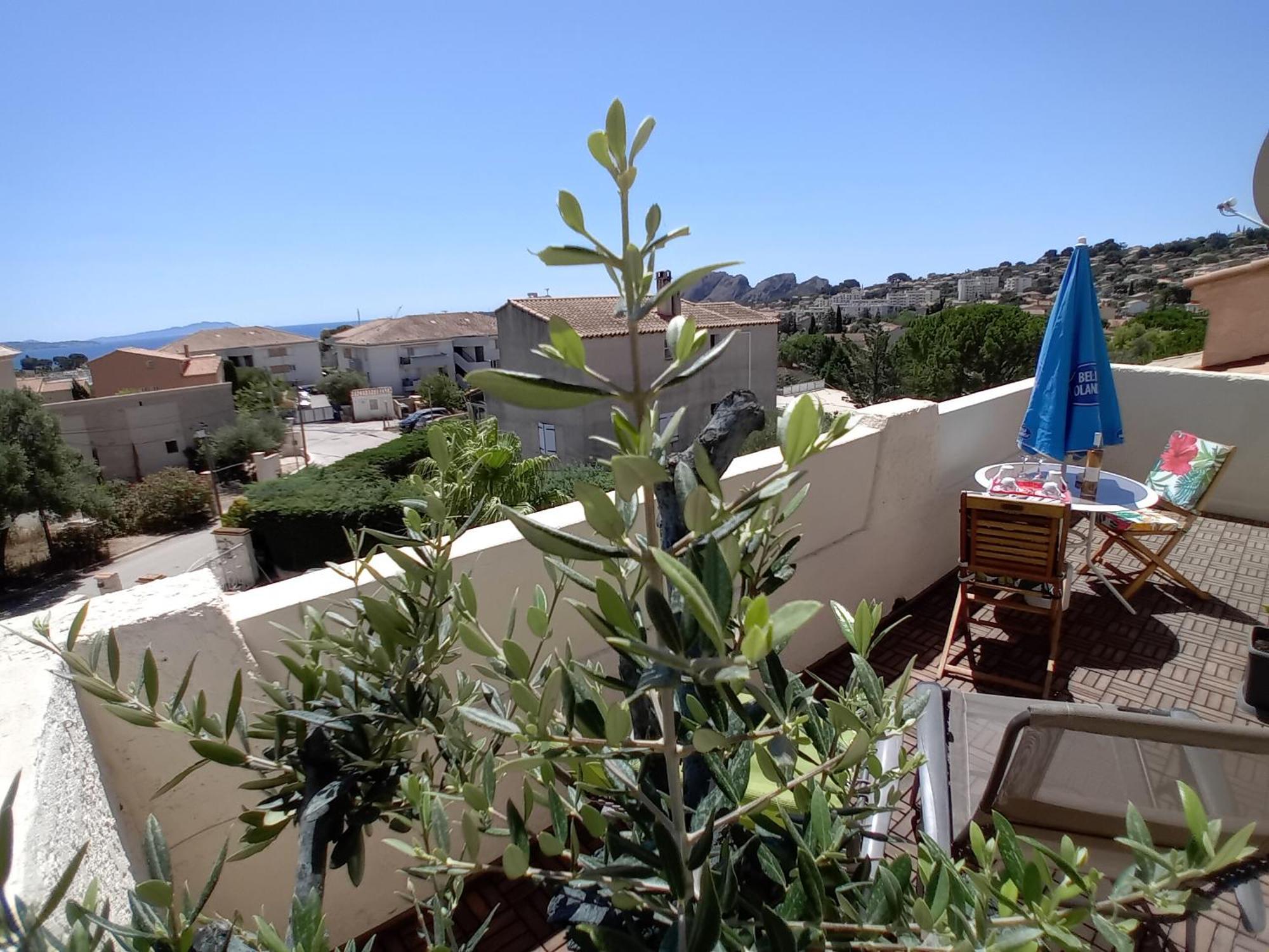 Charmante Chambre Avec Vue Mer La Ciotat Bagian luar foto